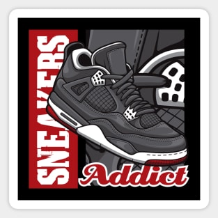 AJ 4 Retro Bred Sneaker Magnet